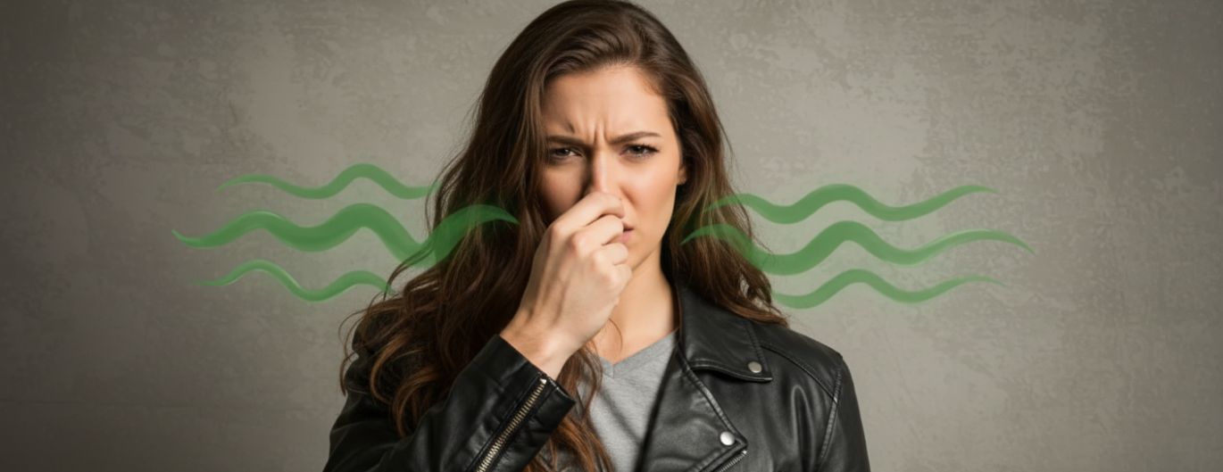 Ma veste en cuir sent mauvais ! Que faire ?