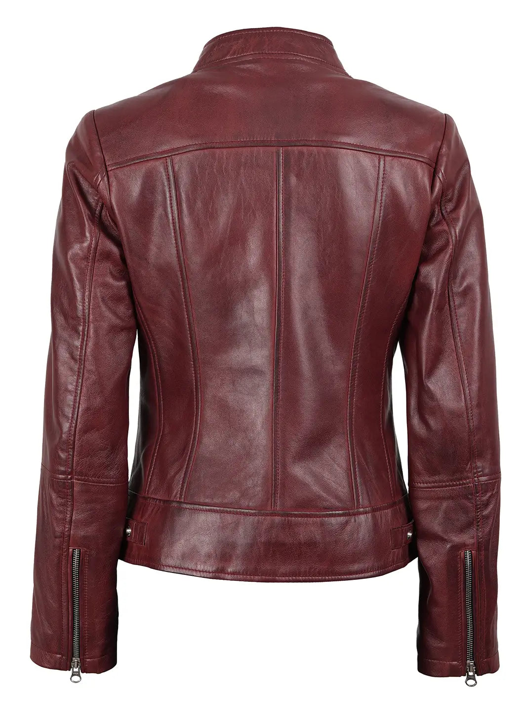 Café Racer Bourgogne Veste en Cuir