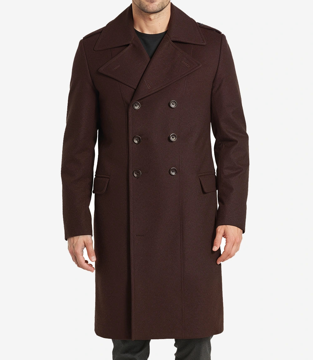 Homme Manteau En Laine